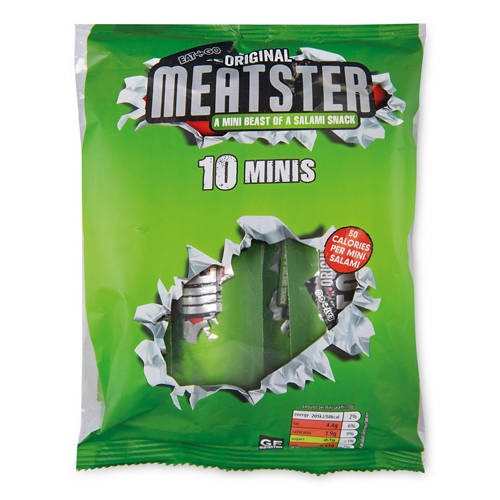 Mini Meatster Snack Salami 10 Pack