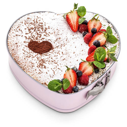 Dettagli 1, Stampi da forno speciali, stampo a cuore, rosa