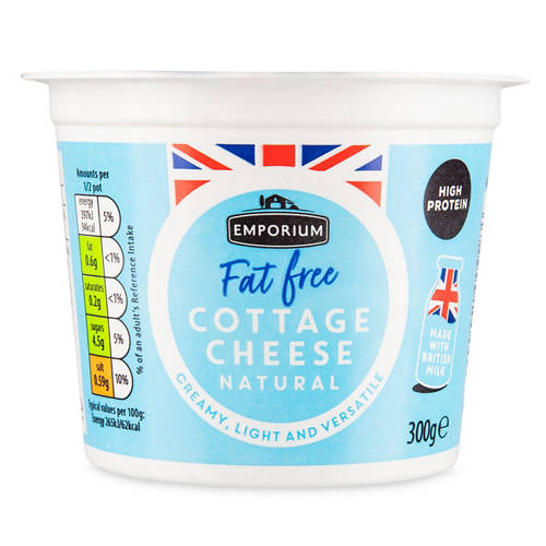 Front shot 2, Fat Free Cottage Cheese Natural 300g
