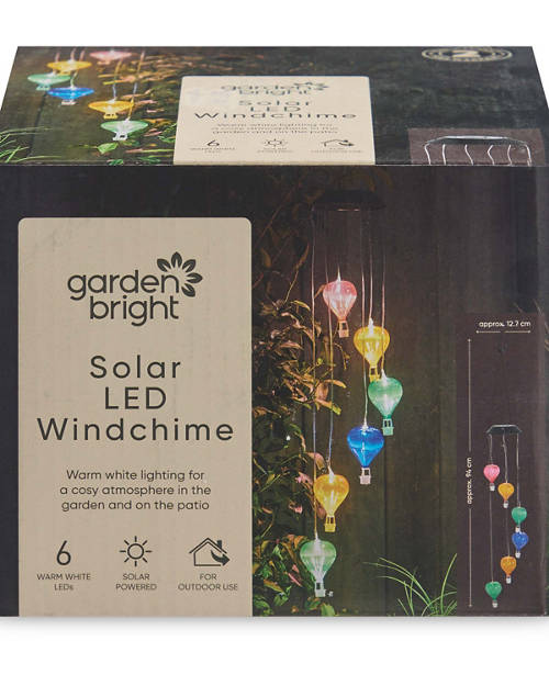 Front shot 2, Solar LED Wind Chime