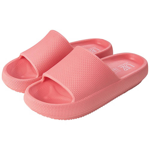 Vista frontale 1, Ciabatte da bagno per bambini/donna/uomo, color corallo, 38