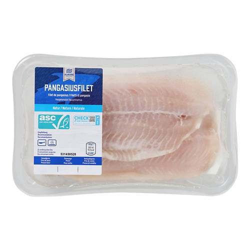 Vorderansicht 2, Pangasiusfilet