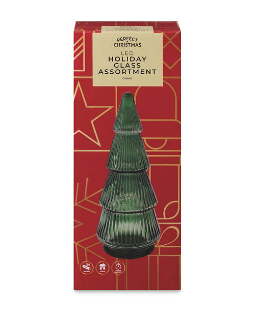 Front shot 2, Glass LED Christmas Decoration
