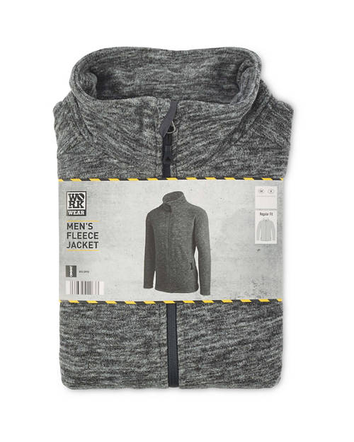 Front shot 2, Grey Workwear Fleece Jacket