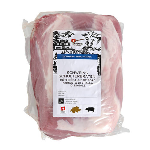 Vorderansicht 2, Schweins-Schulterbraten