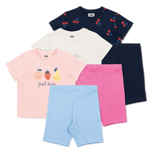 Gruppe 1, Kinder Sommer-Set, Marineblau/Blau, Gr. 110/116