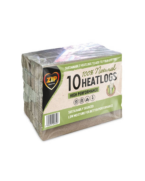 100% Natural Heatlog 10 Pack