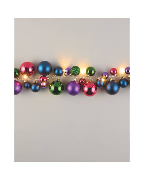 Details 1, LED Bauble Garland/Wreath