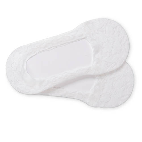 Dettagli 1, Calzini da ballerina da donna, confezione doppia, pizzo bianco, 35/38