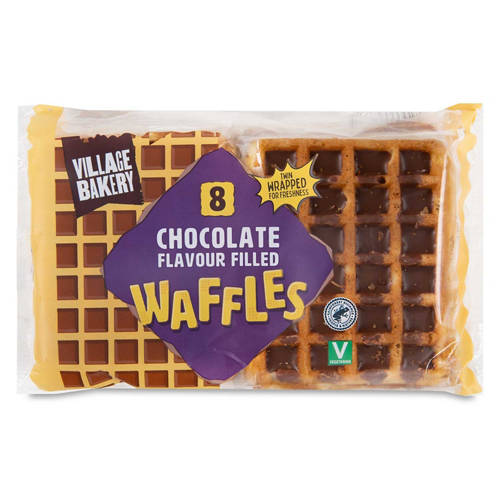 Chocolate Flavour Filled Waffles