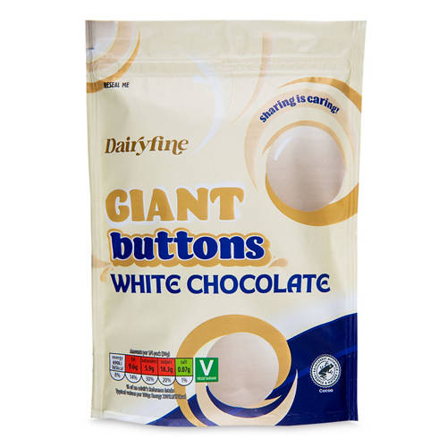 Giant White Chocolate Buttons