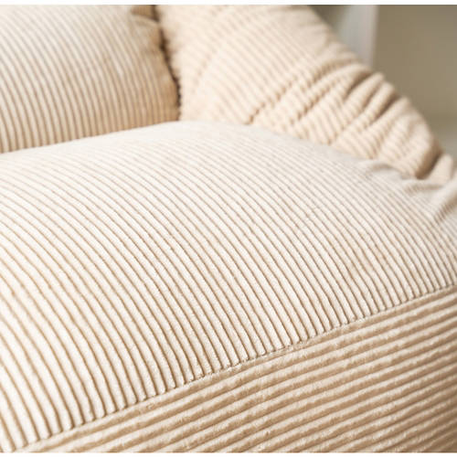 Details 3, Sitzsack COZY inkl. Hocker, beige