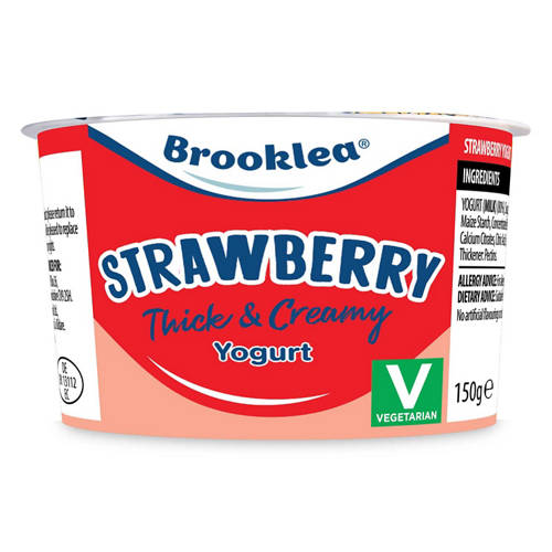 Front shot 2, Strawberry Flavour Thick & Creamy Yogurt