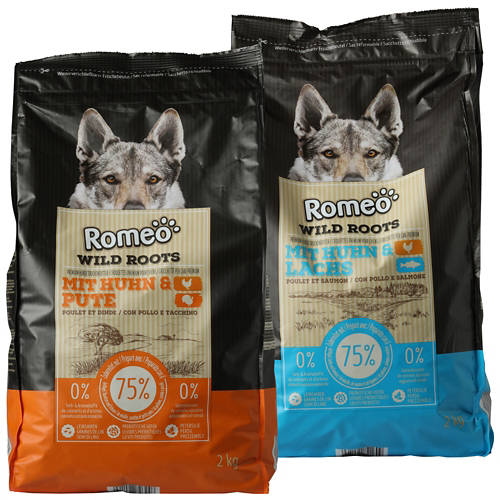 Groupe 1, Croquettes pour chiens Wild Roots, poulet et dinde