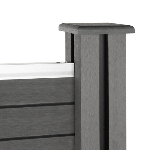 Details 1, Sichtschutzzaun CALLADO 1x Element, 2x Pfosten