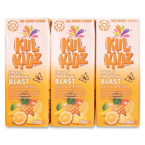 Tropical Kids Juice 3 x 200ml