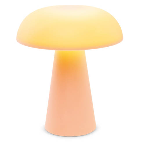Détails 1, Lampe de table d'extérieur, champignon, rose
