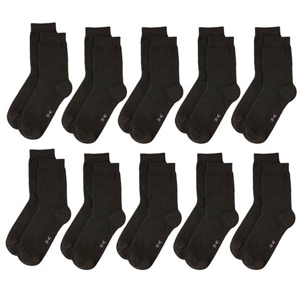 Damen oder Herren Socken, Schwarz, 35/38