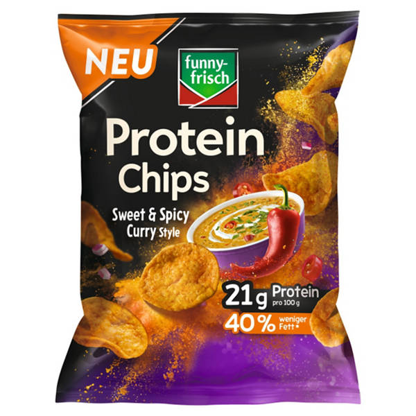 Protein-Chips 90 g, Curry