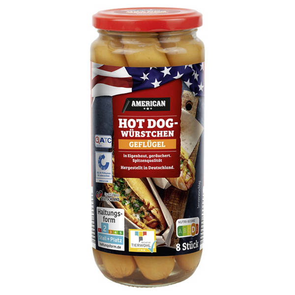 Hot Dogs 375 g, Geflügel