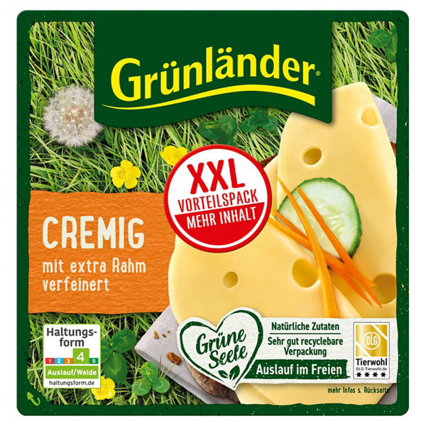 Grünländer XXL, Cremig 210 g