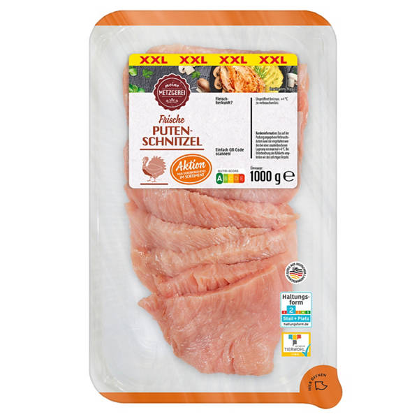 Puten-Schnitzel XXL 1 kg