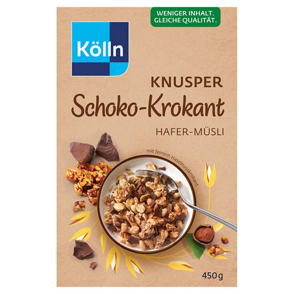Hafermüsli 500 g, Schoko Krokant