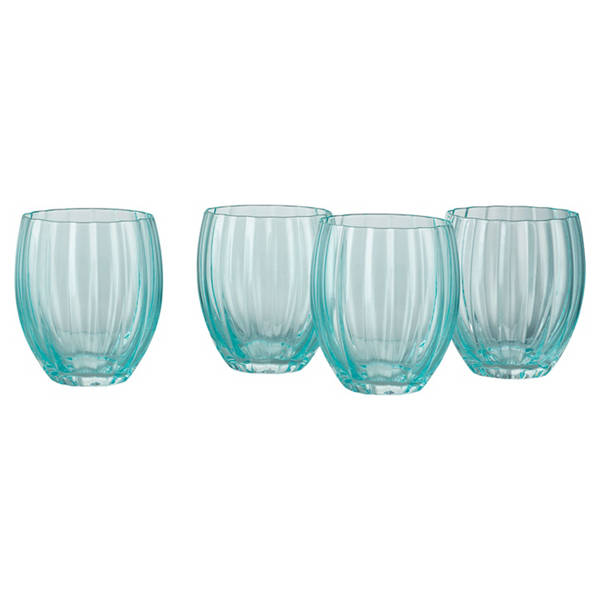 Frühlingsgläser, Becher 4 Stück, Blau