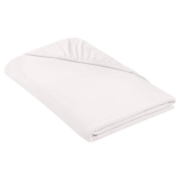 Supersoft Spannbetttuch, Normalgröße, Weiß