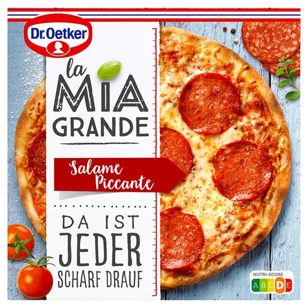 Pizza La Mia Grande 380 g, Salame Piccante