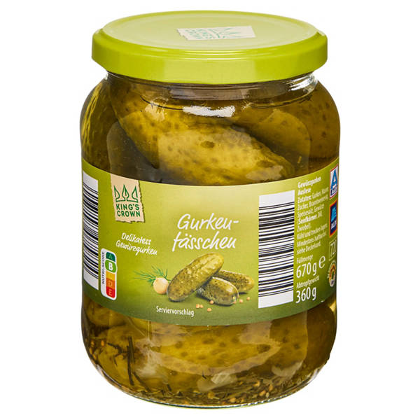 Gurkenfässchen 720 ml