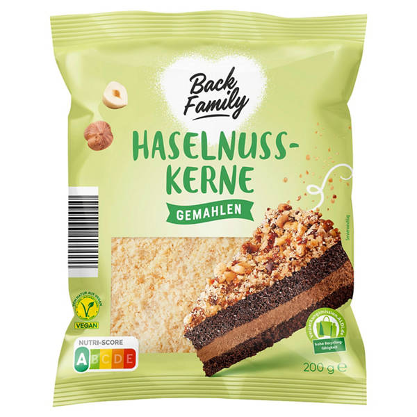 Gemahlene Haselnüsse 200 g