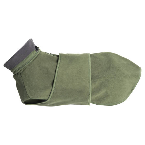 Hunde-Fleece-Jacke, Grün, S