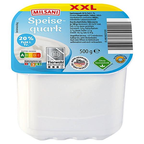 XXL Quark 20 % 500 g