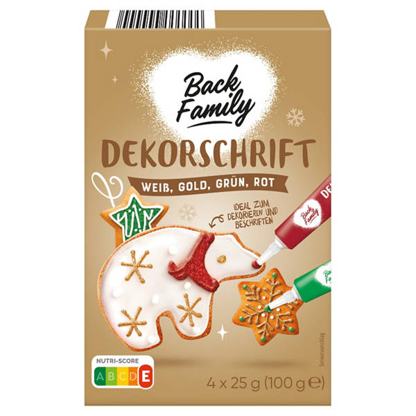 Dekorschrift Glitter 100 g