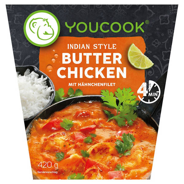 Fertiggerichte 420 g, Butter Chicken