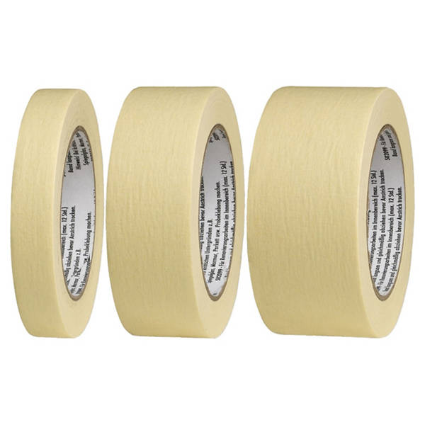 Maler-Kreppband 3er-Set, Gelb