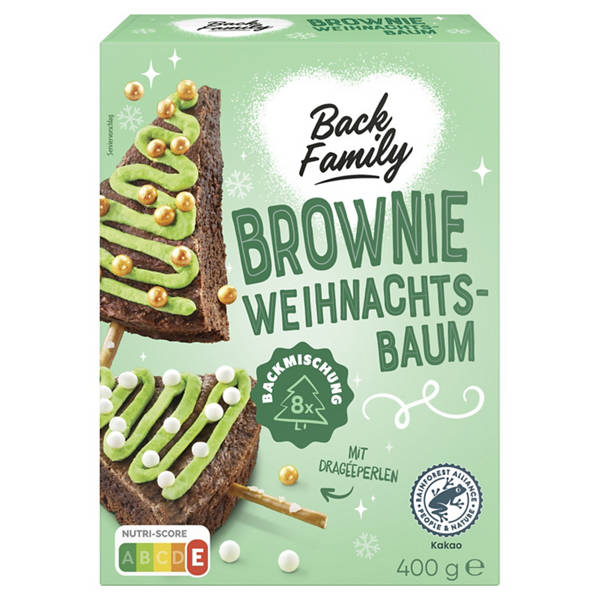 Backmischung Brownie Weihnachtsbaum 400 g
