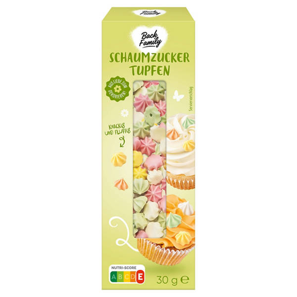 Baiser Tupfen, Grün