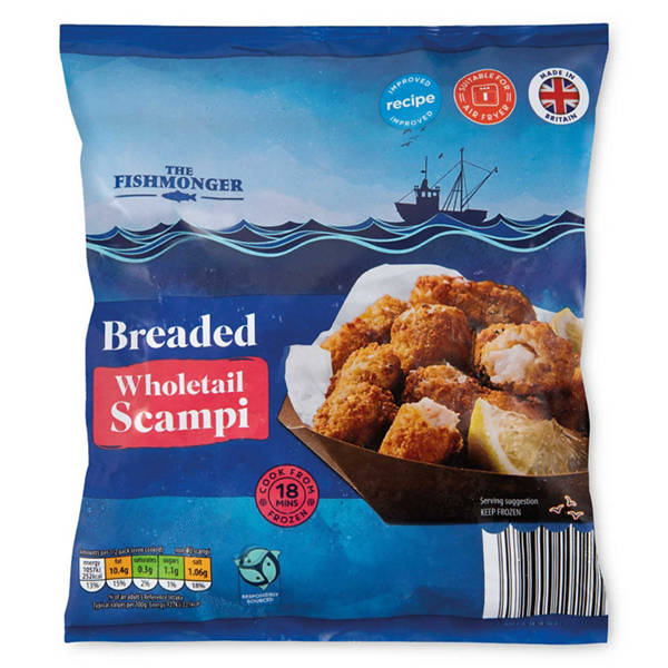 Breaded Wholetail Scampi