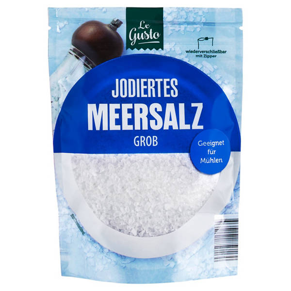 Gewürze im Nachfüllbeutel 100 g, Meersalz