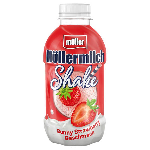 Müllermilch Shake 400 ml, Strawberry