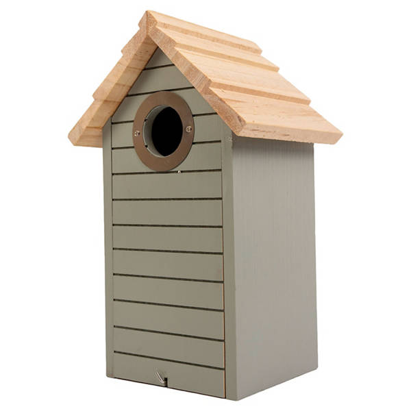 Vogelhaus oder Futterstation, Vogelhaus, Grün