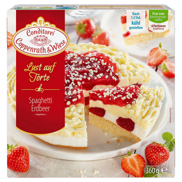 Lust auf Torte Spaghetti Erdbeer 360 g