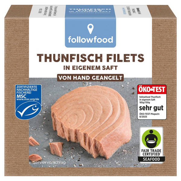 Thunfischfilet im eigenen Saft 130 g