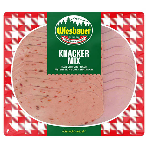 Aufschnitt 200 g, Knackermix