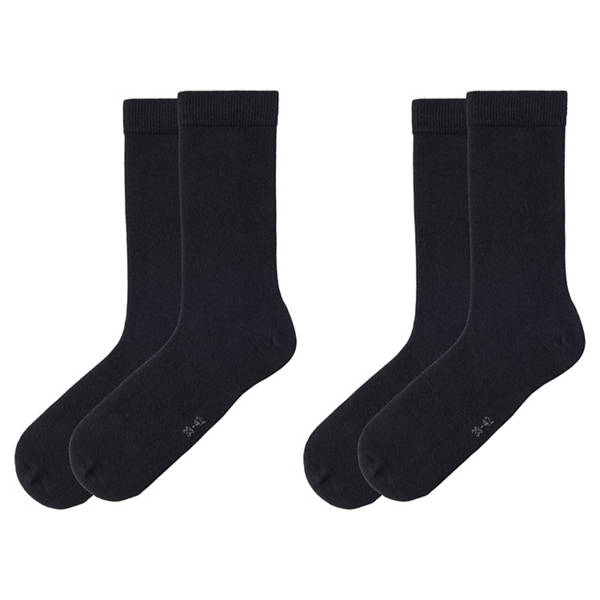 Herren Socken 2er-Pack, Schwarz, 39/42