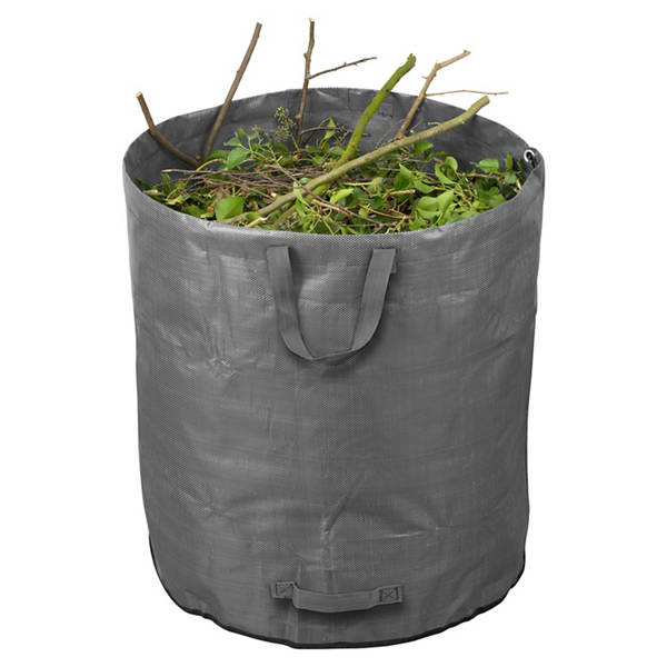 Garten-Abfallsack, 272 l, Grau