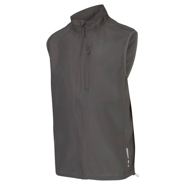 Herren Laufweste, Grau, M 48/50