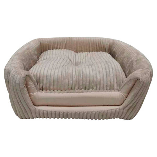 2-in-1 kleines Haustierbett, Beige